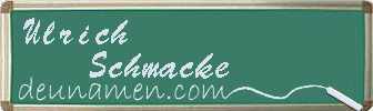 Ulrich Schmacke Visitenkarte